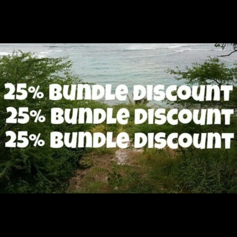Buy 3 get 25% off!!!!